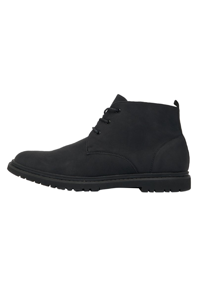schuh black ankle boots