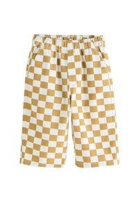 Unselected, yellow white checkerboard
