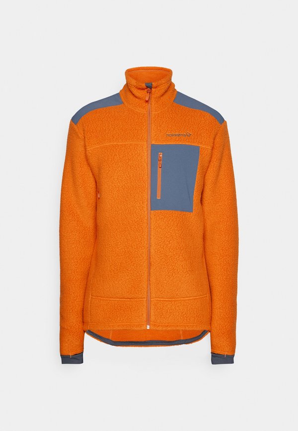 TROLLVEGGEN JACKET - Fleece jacket - gold flame4