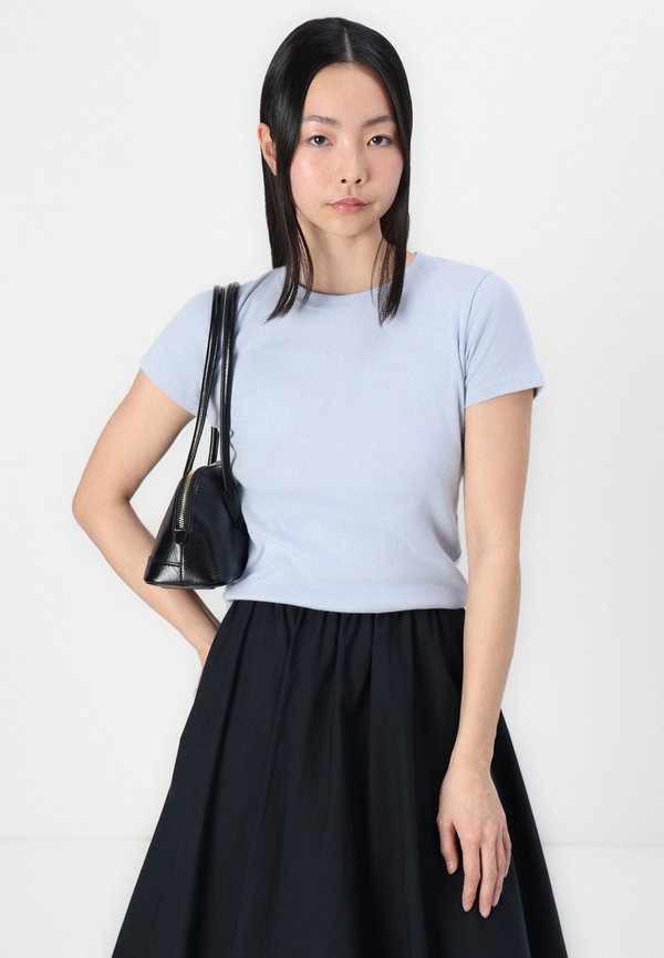 Mid Rise Bubble Hem Maxi Skirt - A-line skirt4