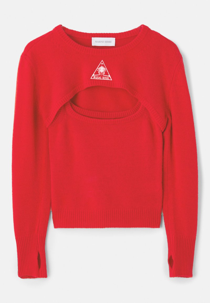 MARINE SERRE Trui rood MARINE SERRE Trui rood
