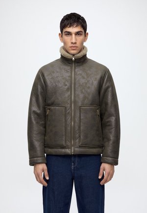 Jack & Jones JORSALAMANCO FLIGHT JACKET - Леко яке - chocolate brown