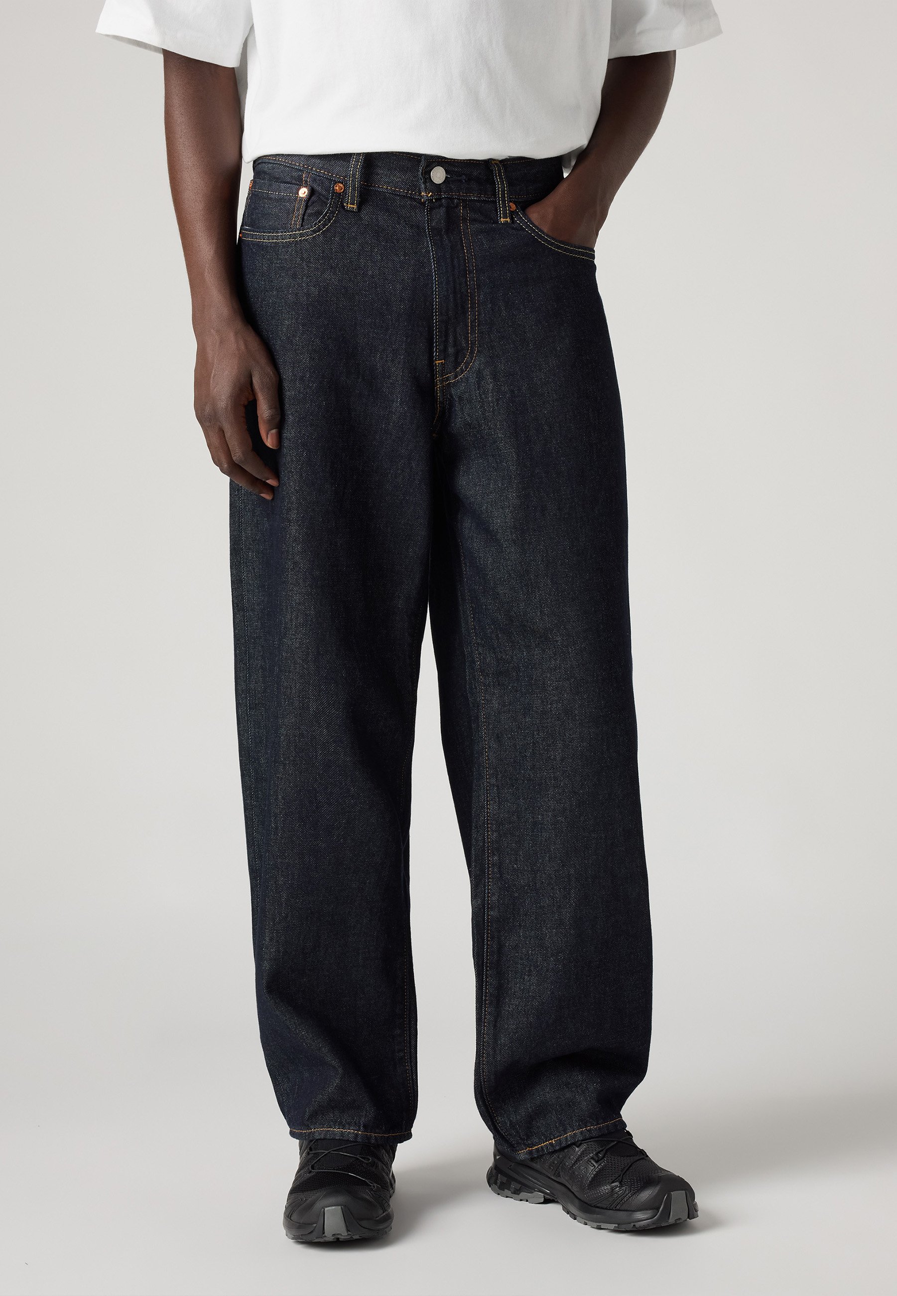 Levi's® 578® BAGGY - Baggy Jeans - good as new rinse t2/dark-blue