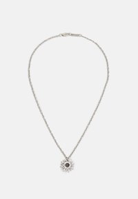 EARTHLAND SUN PENDANT NECKLACE - Collana - silver-coloured/black