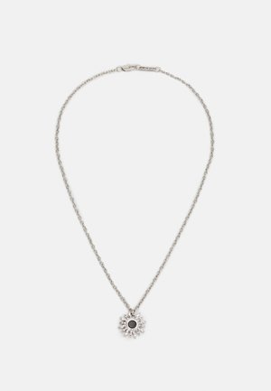 EARTHLAND SUN PENDANT NECKLACE - Halskæder - silver-coloured/black
