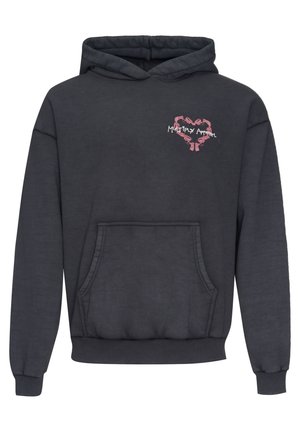Jersey con capucha - black