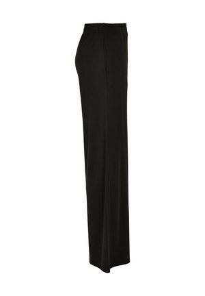 Urban Classics LADIES MODAL WIDE LEG PANTS - Kalhoty - black