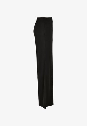 Urban Classics LADIES MODAL WIDE LEG PANTS - Kalhoty - black