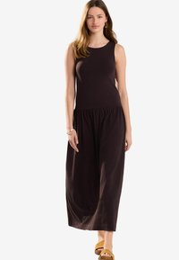 REGULAR FIT  - Maksi garuma kleita - brown