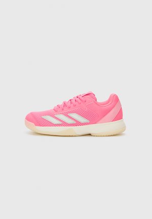 adidas Performance COURTFLASH UNISEX - Teniszcipők többféle pályához - lucid pink/silver-coloured/bliss pink