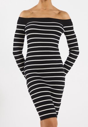 Gebreide jurk - black