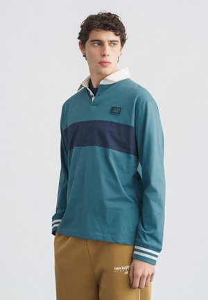 RUGBY  - Polo - big teal/navy