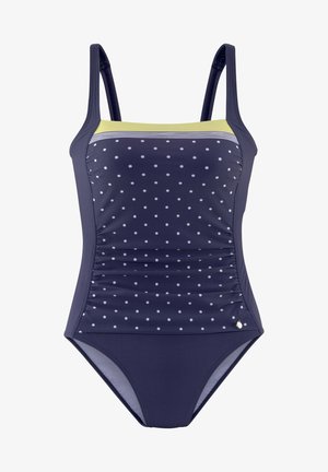 Maillot de bain - blau gelb bedruckt