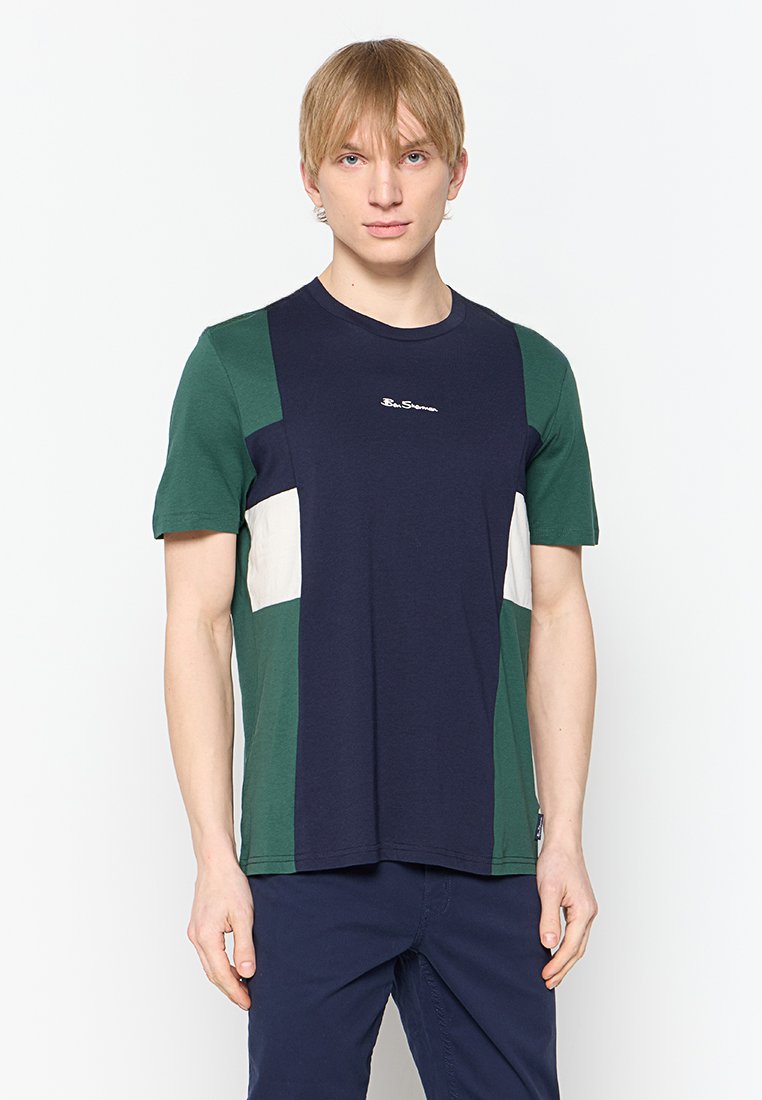 Ben Sherman T-shirt print donkerblauw Ben Sherman T-shirt print donkerblauw