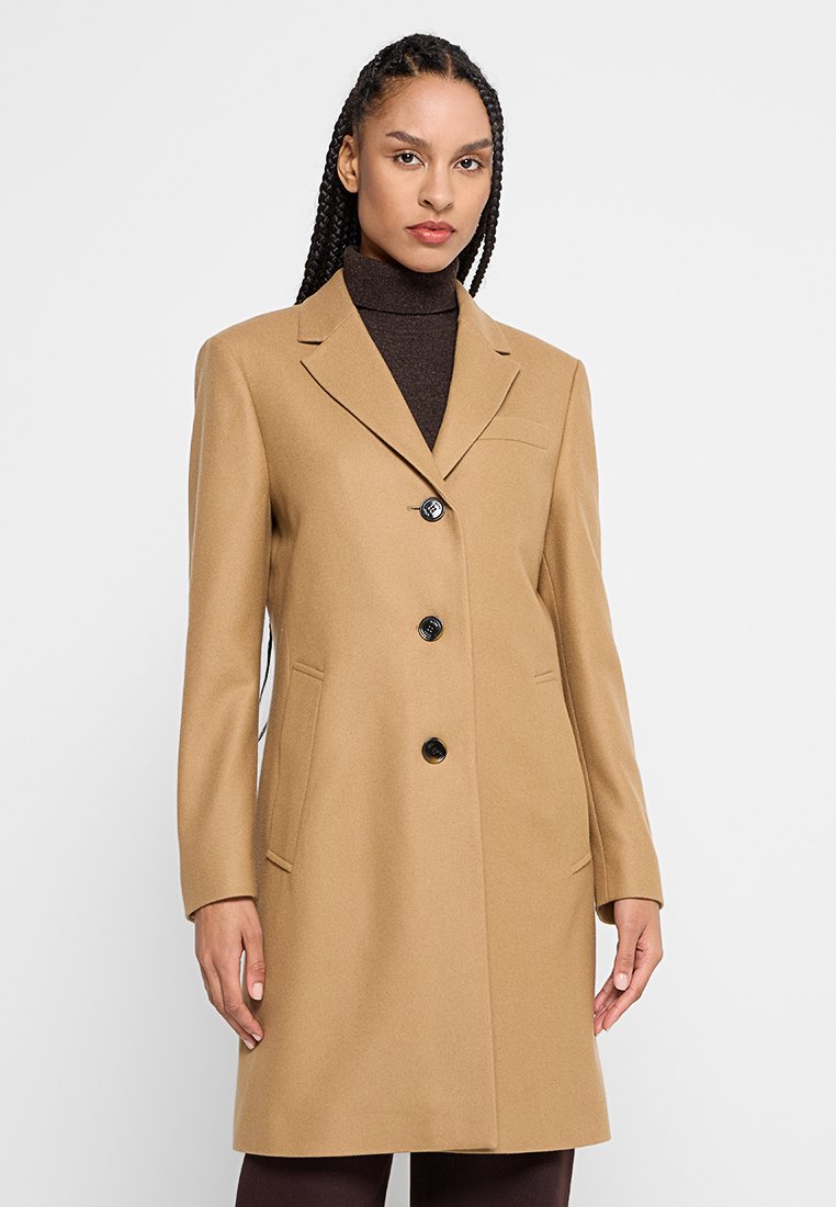 Boss Mantel lichtbruin