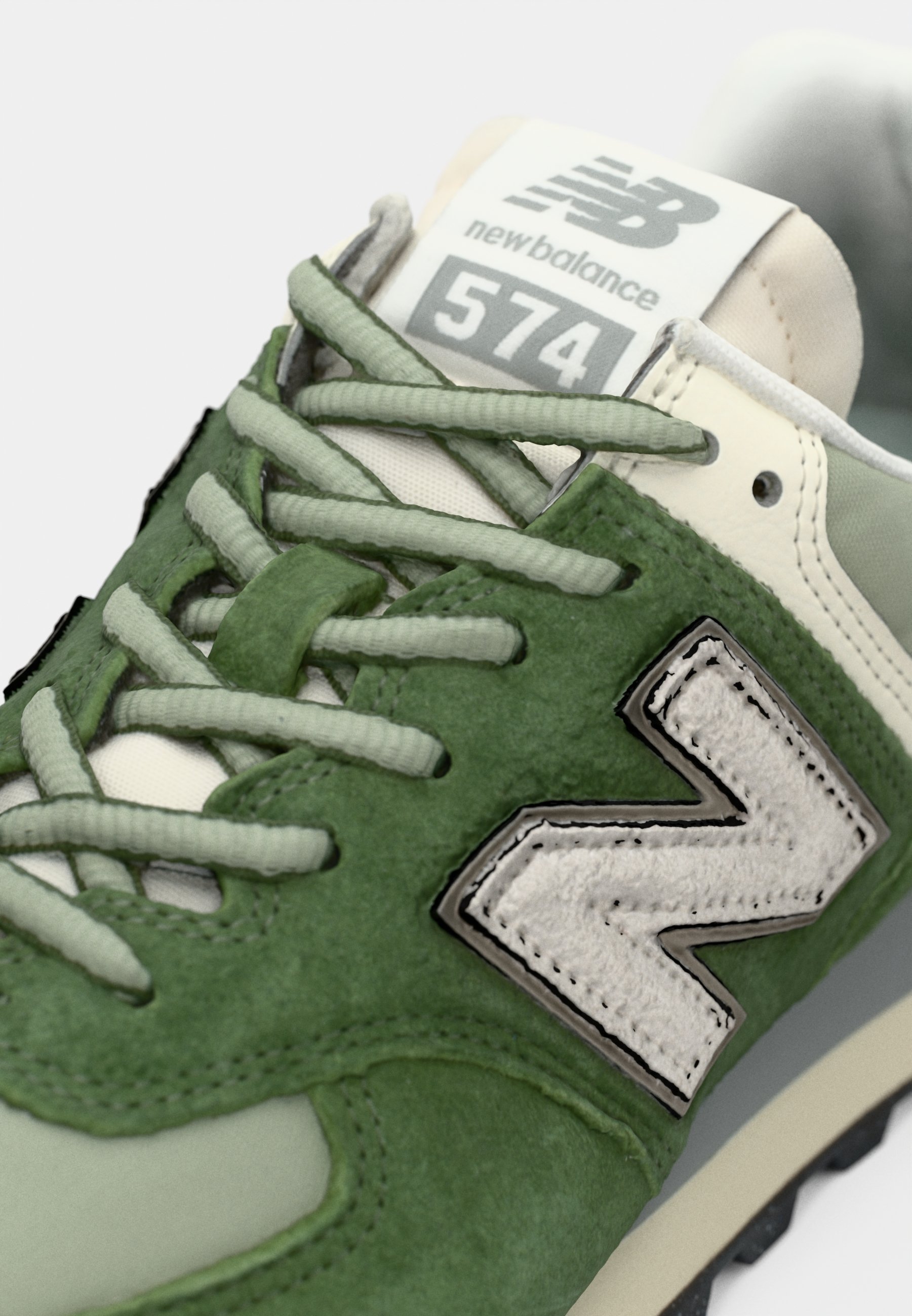 New Balance Sneakers low - dark alpine green/verde - Zalando.ro