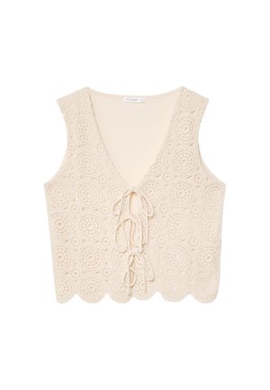 Stradivarius Waistcoat - stone