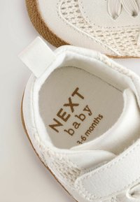 Next REGULAR FIT - TOUCH FASTENING ELASTIC LACE CHEVRON  - Sneakers - neutral