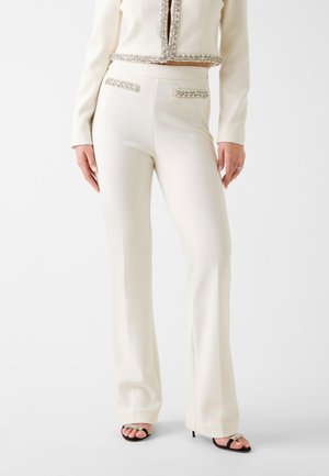 STRAIGHT  - Stoffhose - creme