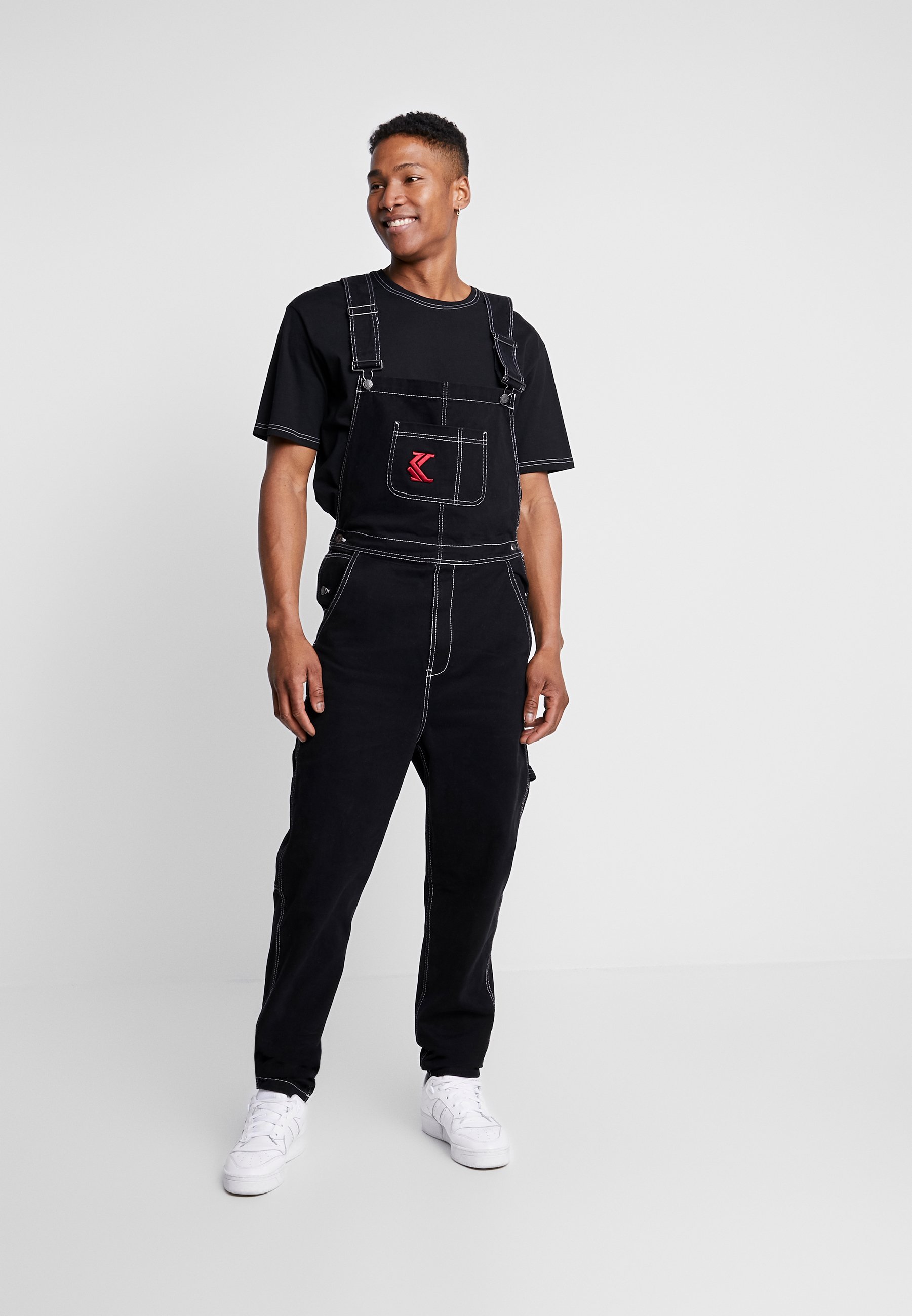 relaxed fit dungarees