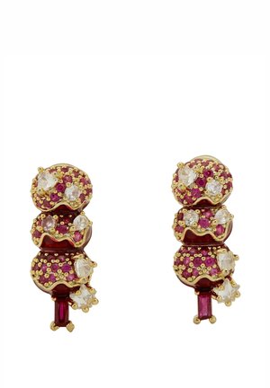 Earrings - gold coloured