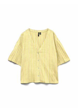 Vero Moda, VMROSIE 2/4 V-NECK SHIRT NOOS - Blouse - pale banana