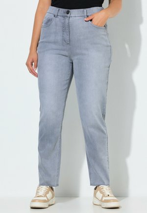 STRETCH - Vaqueros mom - pale grey denim
