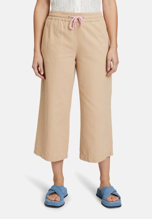 JUPE-CULOTTE À POCHES EXTÉRIEURES - Bukser - cement