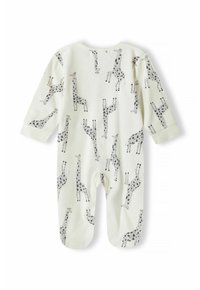 MINOTI BABY SLEEPSUITS 4 PACK - Rāpulis - stone cream grey