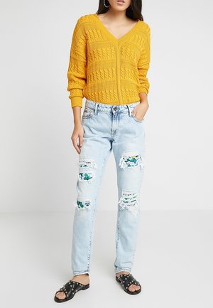 Relaxed fit -farkut - destroyed denim