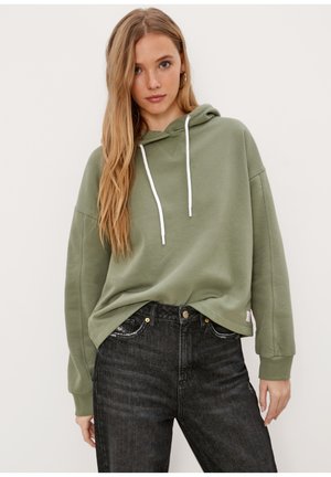 Hoodie - khaki oliv