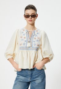 Koton EMBROIDERED - Bluse - off white