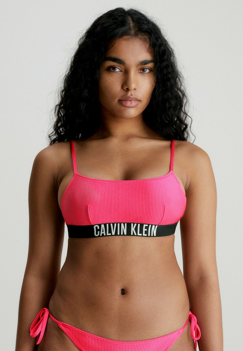 Calvin Klein Swimwear Haut de bikini pink flash/rose ZALANDO.FR
