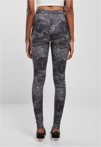 Urban Classics SOFT AOP - Leggings - blackoil