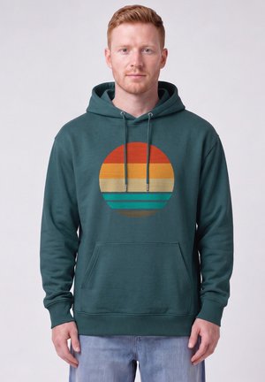 watapparel, RETRO SUNSET OCEAN - Kapuzenpullover - stargazer