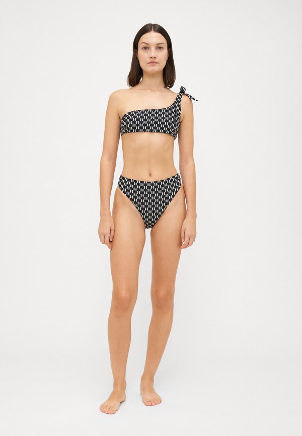 MONOGRAM ONE SHOULDER TIE - Bikini top4