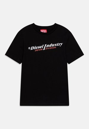T-shirt con stampa - black