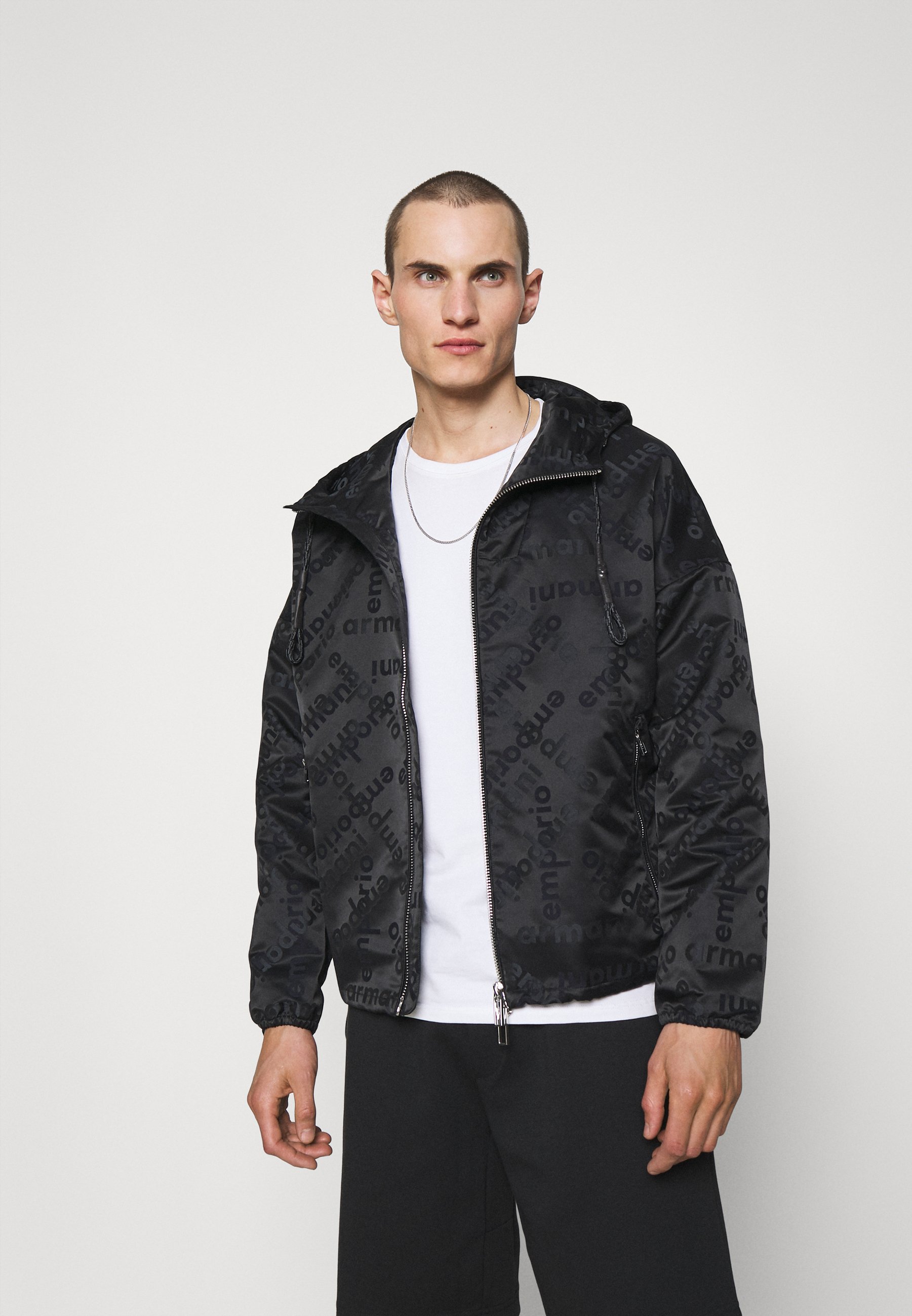 Emporio Armani BLOUSON JACKET - Leichte Jacke - black/schwarz