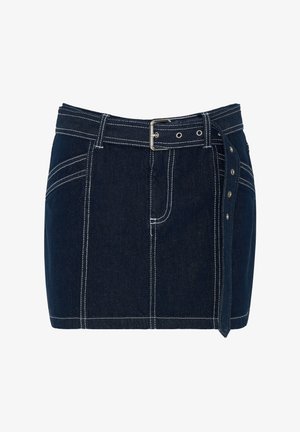 WRSTBHVR, LEANDRA - Jupe crayon - raw blue