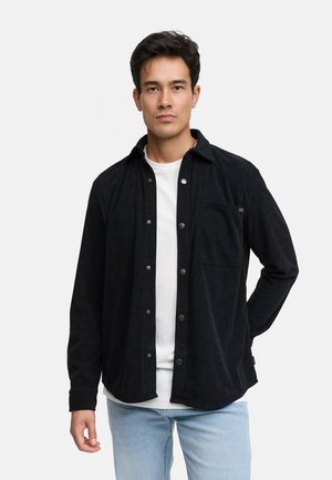 LANGARM INNEMOTO - Button down-skjorte - black