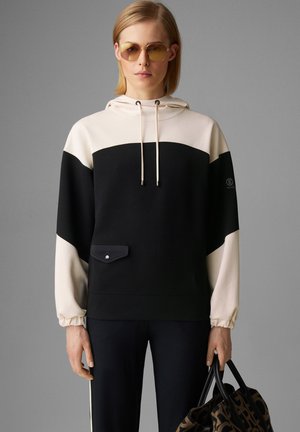 PEJA - Bluza z kapturem - schwarz creme