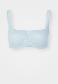 Podprsenka bez kostíc - misty turquoise