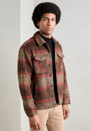 Scotch & Soda BRUSHED OVERSHIRT - Light jacket - parchment