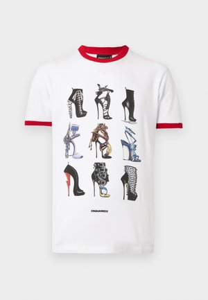 ICONIQUE NEW COOL TEE - T-shirt imprimé - white