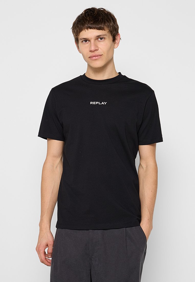 Replay T-shirt basic zwart Replay T-shirt basic zwart