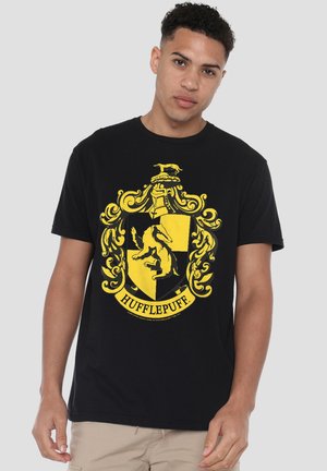 Harry Potter, HARRY POTTER HUFFLEPUFF CREST - T-Shirt print - black