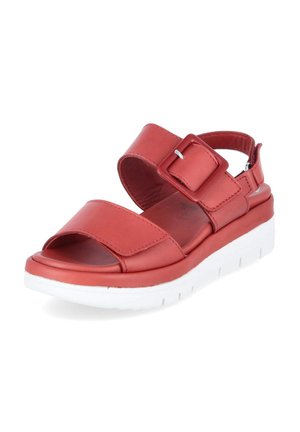 Beliana Sandalen met plateauzool - rot