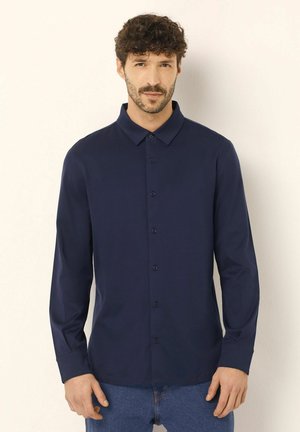 FREE TIME  - Hemd - dark blue plain