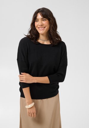 Saint Tropez, A2561, MILASZ R-NECK - Pullover - black