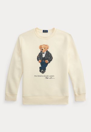 Polo Ralph Lauren, POLO BEAR SWEATSHIRT 7-14Y - Суитшърт - clubhouse cream